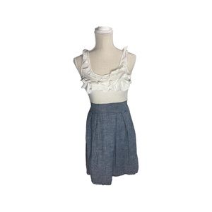 Monteau office-ready, two-toned dress